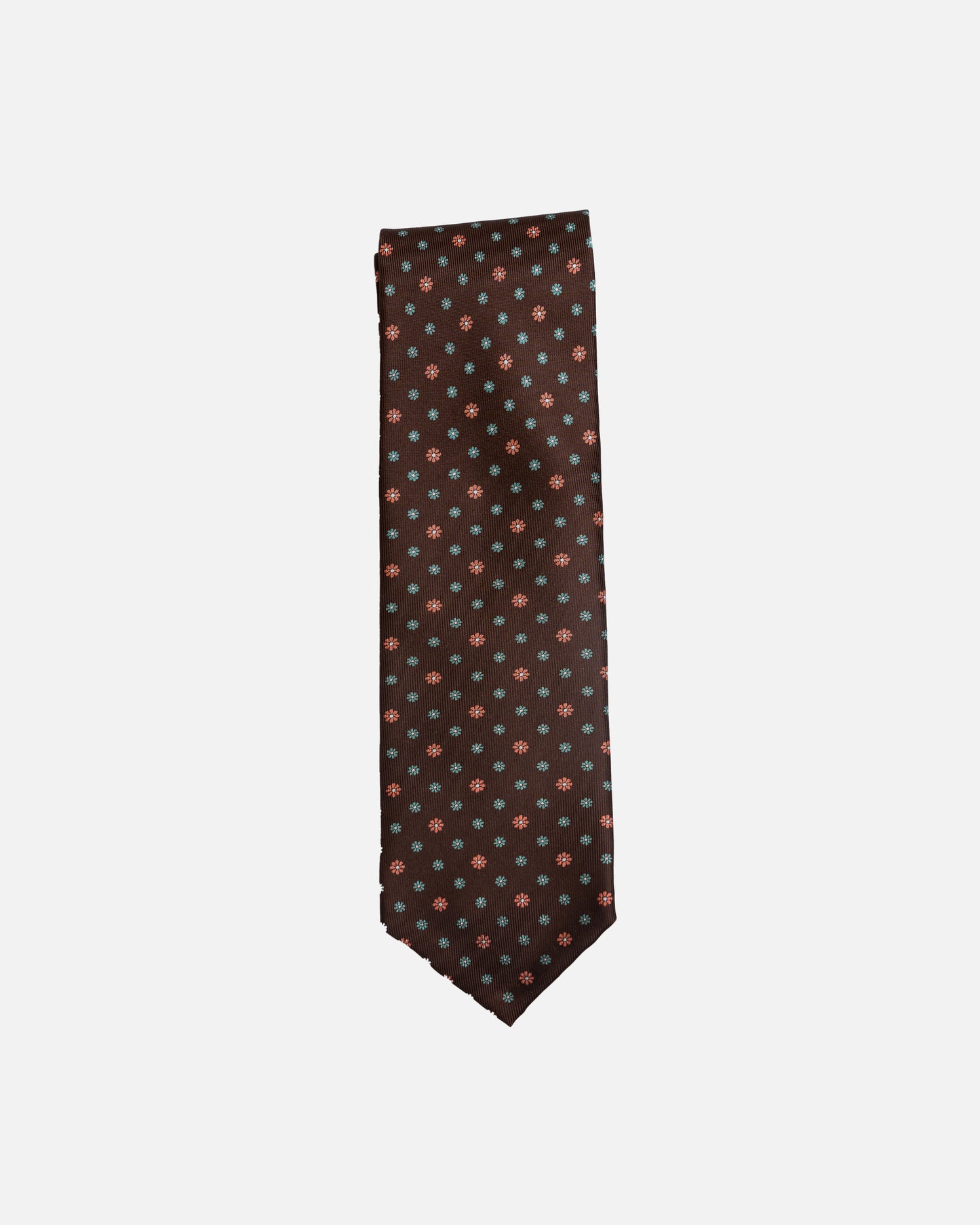 Bigi Cravatte Brown Printed Tie