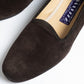 Bowhill and Elliott Chocolate Suede Pump