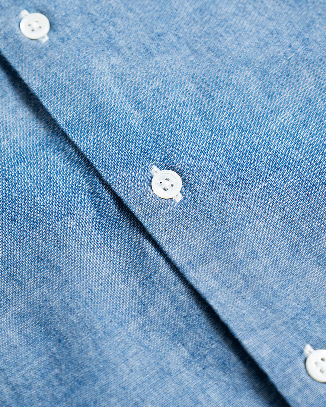 Kamakura Dark Blue Chambray Napoli Shirt