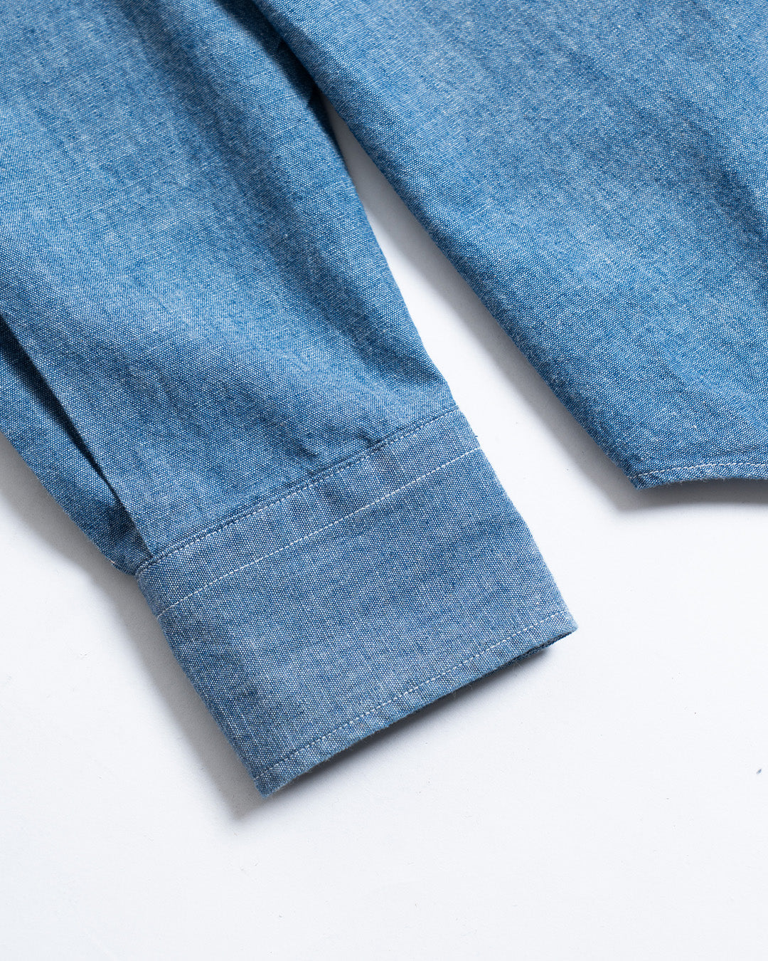 Kamakura Dark Blue Chambray Napoli Shirt