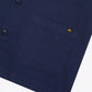 Le Mont Saint Michel Blue Garbardine Work Jacket