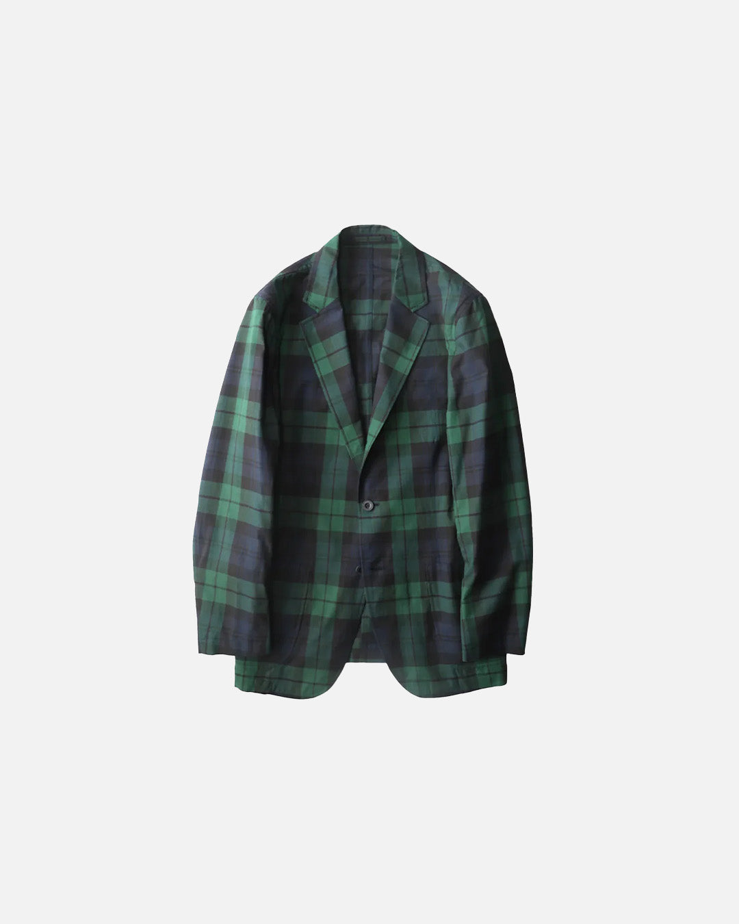 D.C. White Green Madras Comfortable Jacket