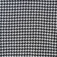 Iolo houndstooth Half Collar Polo Black/White