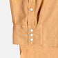 Wythe New York Tencel Gabardine Pearlsnap Shirt - Apricot