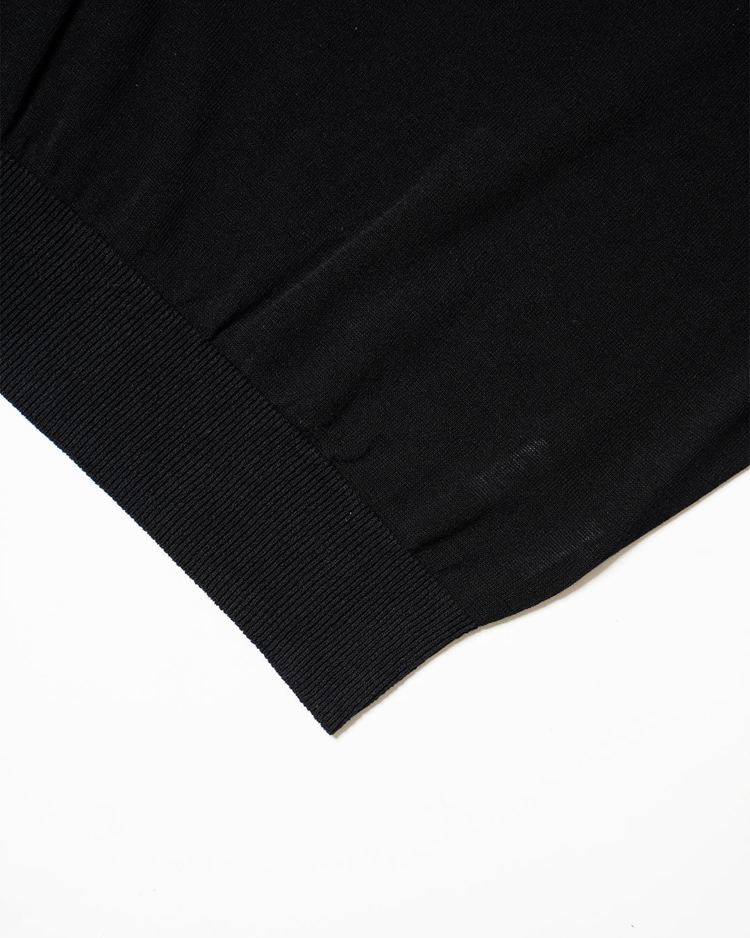 The Decorum Off Duty Black Knit T-Shirt (New)