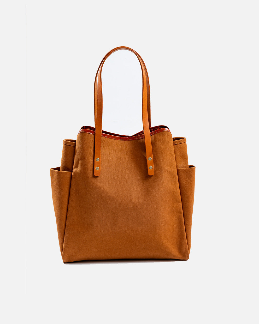 Southern Field Industries SHOPPER Tote - Persimmon / Tan