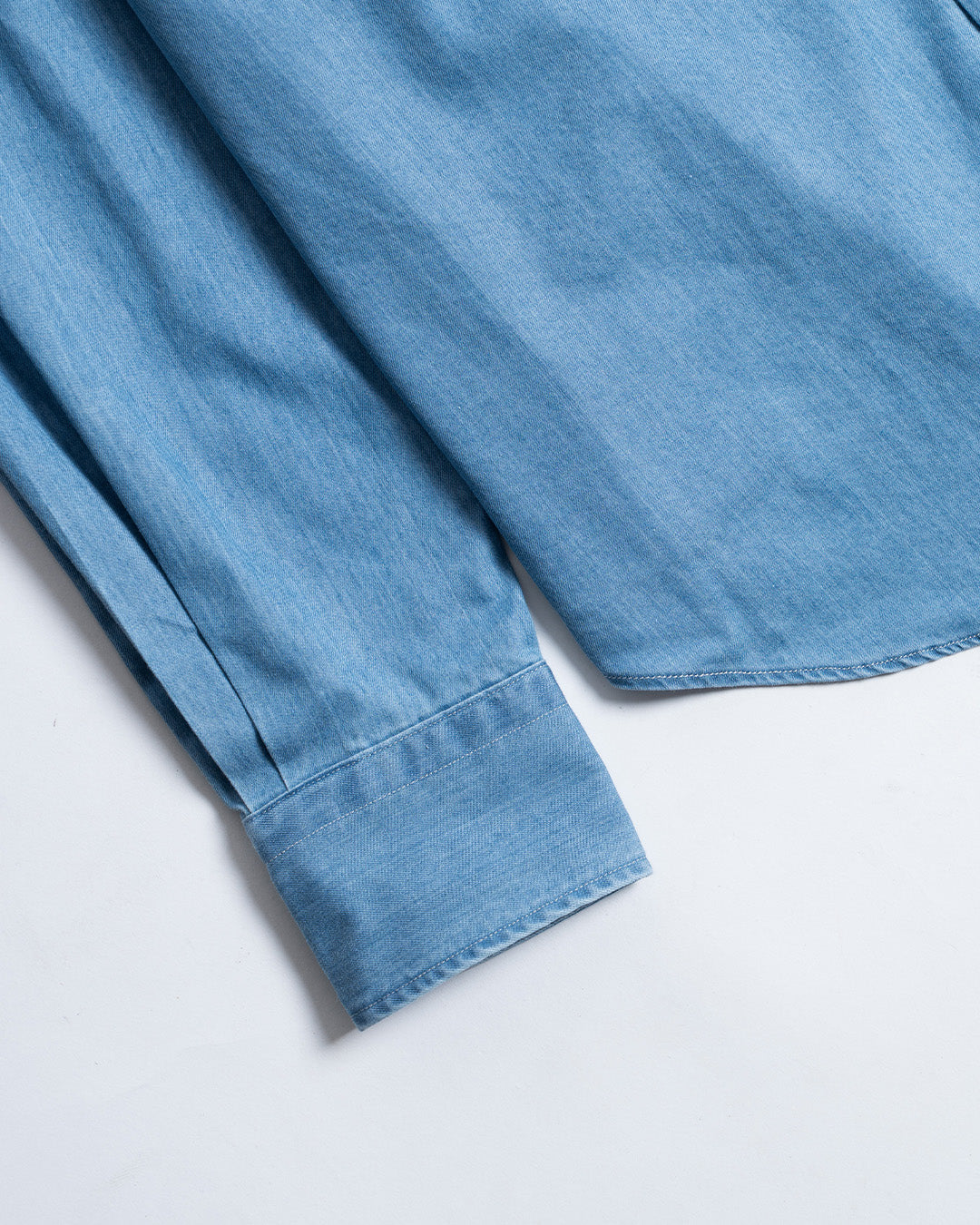 Kamakura Firenze Light Blue Denim Shirt