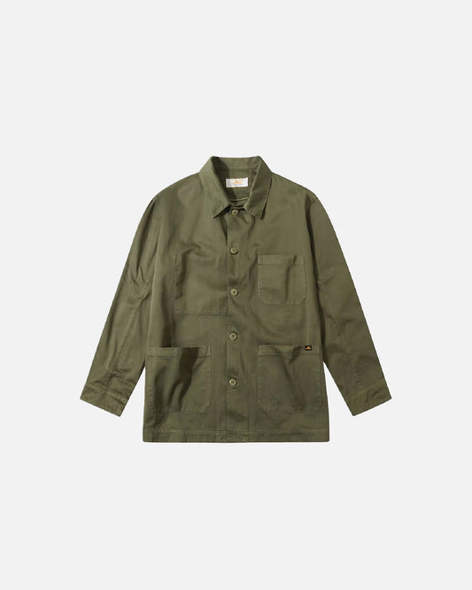 Le Mont Saint Michel Olive Garbardine Work Jacket