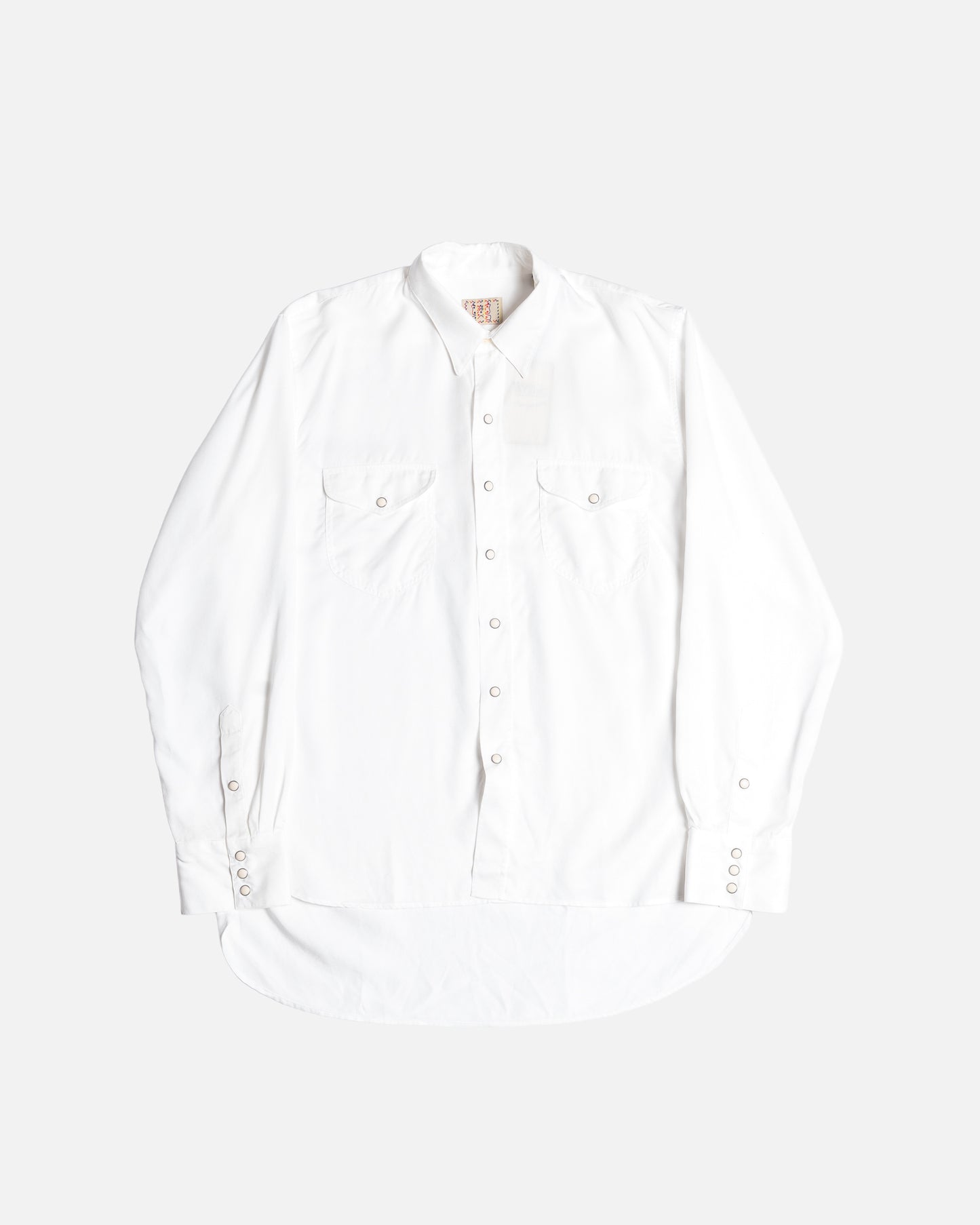 Wythe New York Tencel Gabardine Pearlsnap Shirt - Natural