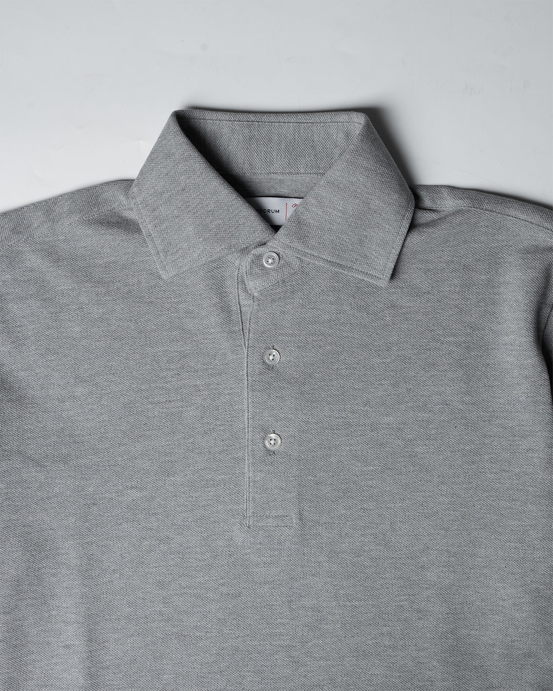 The Decorum Short Sleeve Polo Shirt - Grey