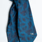 YK Blue/Black Printed Scarf FW24