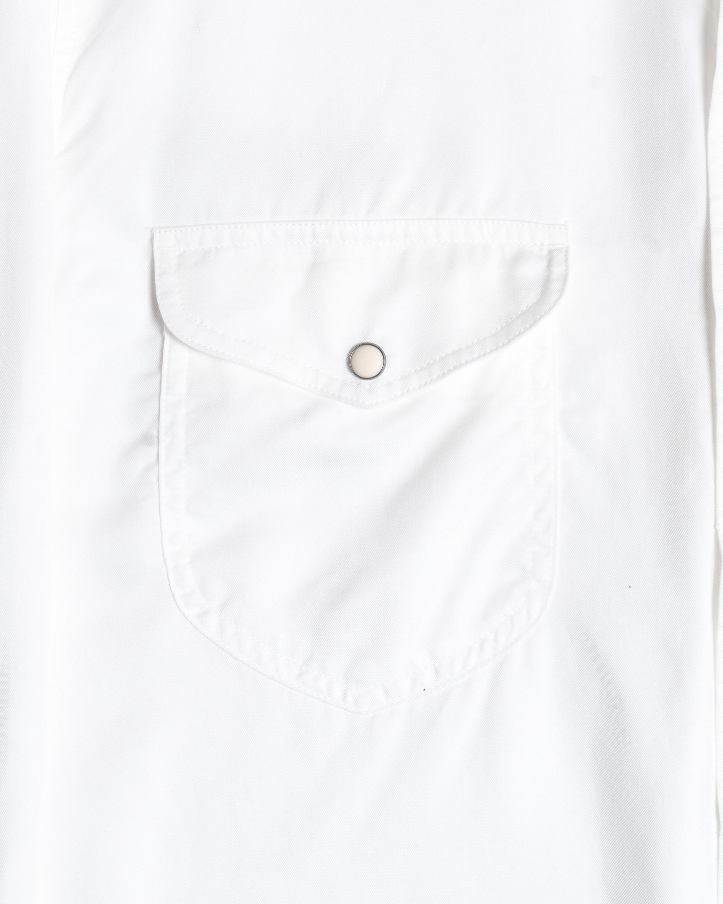 Wythe New York Tencel Gabardine Pearlsnap Shirt - Natural