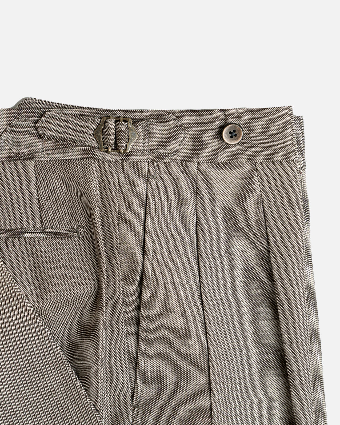 Echizenya Ash Brown Wool Pants