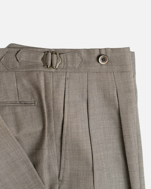 Echizenya Ash Brown Wool Pants