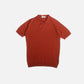 John Smedley Noah Sea Island Cotton Skipper Baked Red