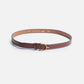 Tory Leather 1" Spur Buckle Belt 2351 Oak Bark