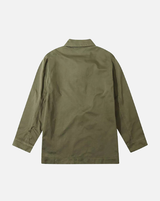 Le Mont Saint Michel Olive Garbardine Work Jacket