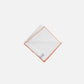 Simonnot Godard White/Orange Pocket Square