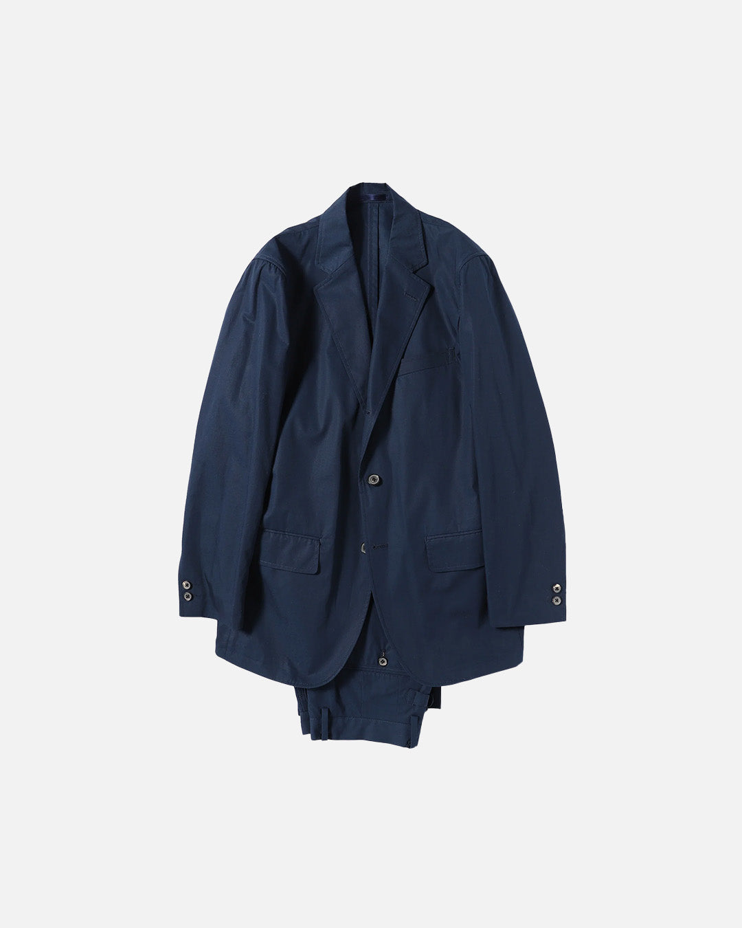 D.C. White Navy Poplin Sack Suit