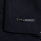 Ring Jacket Navy Stripe Suit