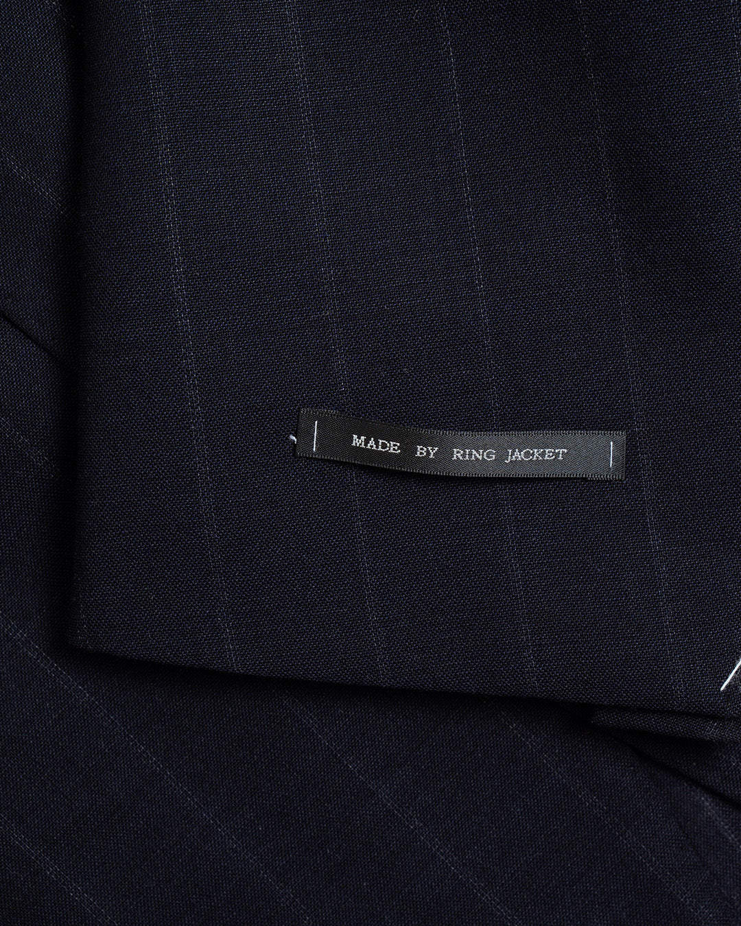 Ring Jacket Navy Stripe Suit