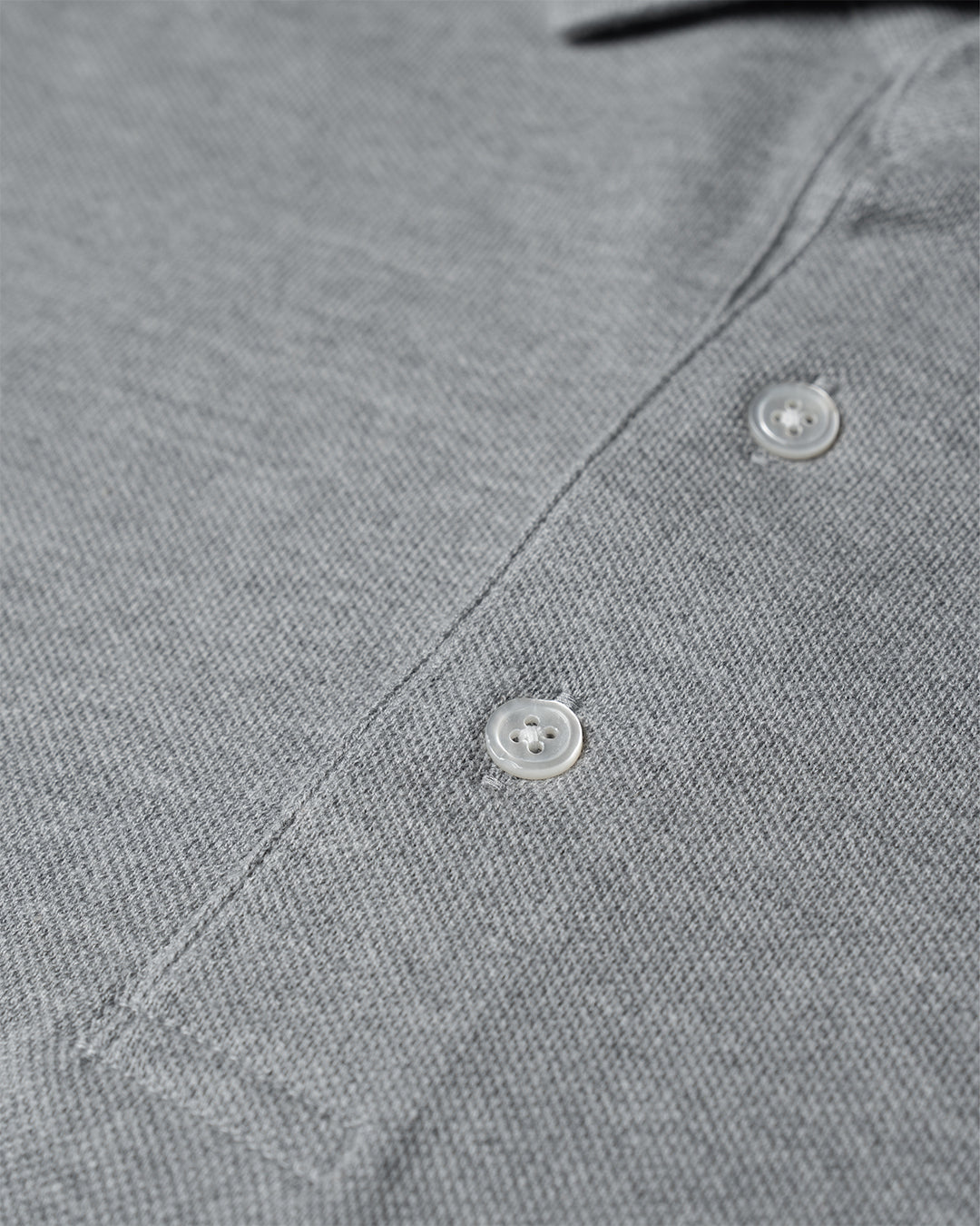 The Decorum Short Sleeve Polo Shirt - Grey