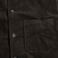 YK Dark Brown Stand Collar Work Jacket FW24