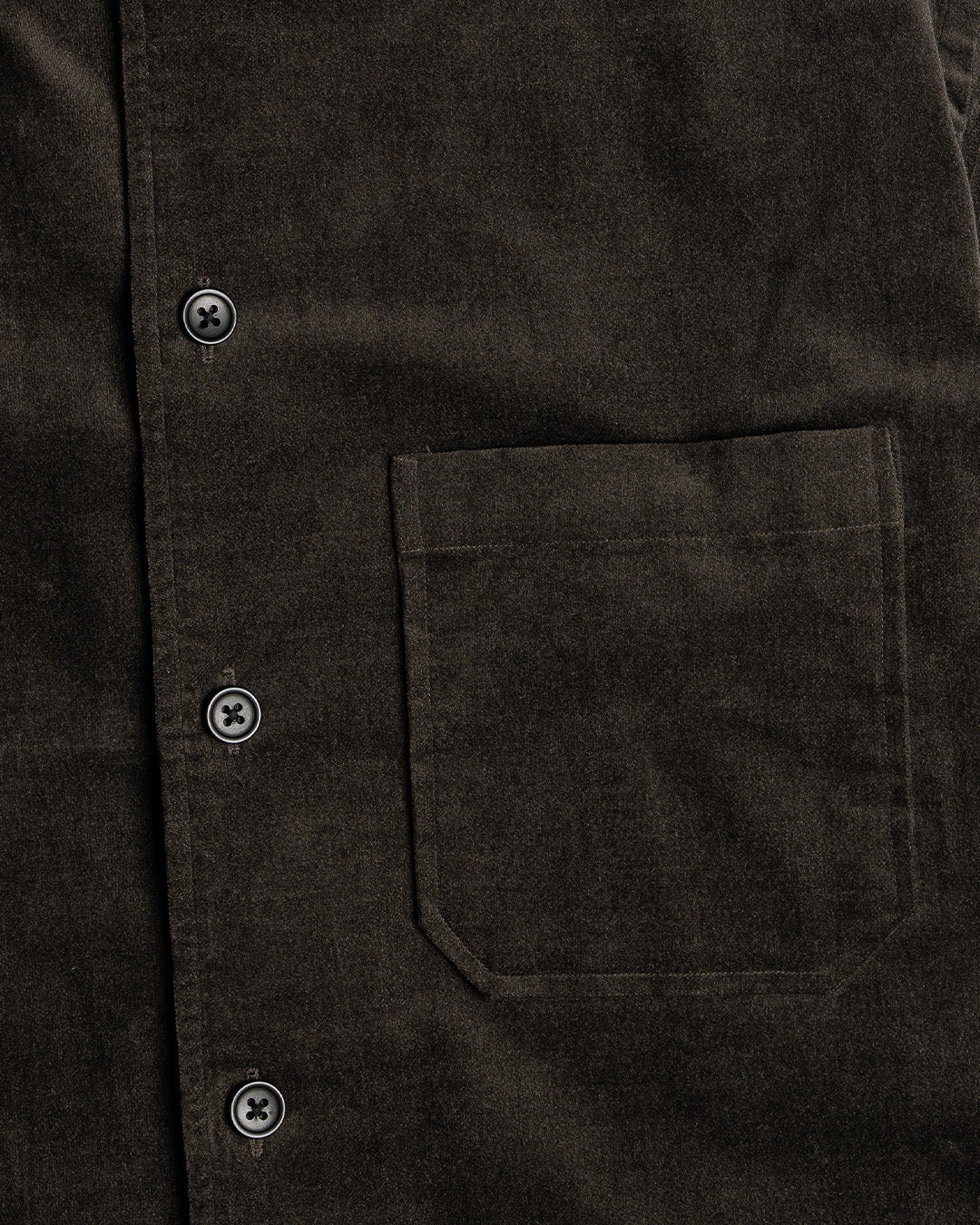 YK Dark Brown Stand Collar Work Jacket FW24