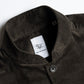 YK Dark Brown Stand Collar Work Jacket FW24