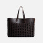 Il micio Dark Brown Vachetta Pescatore Tote Bag Dark Brown (NB-1)