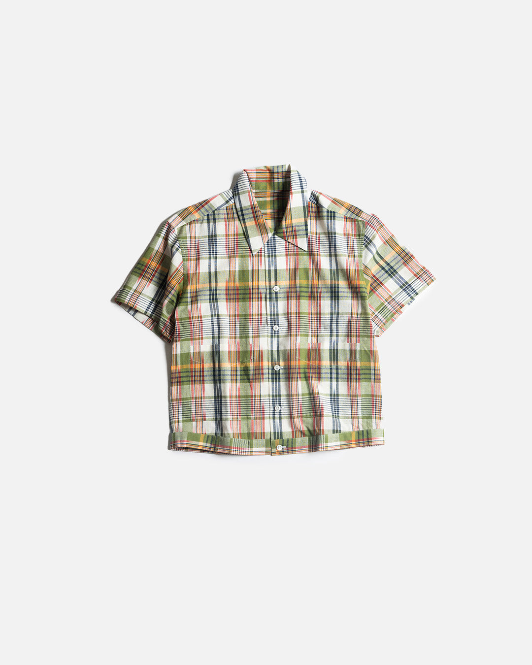 Bryceland's Green Madras Bowling Blouson