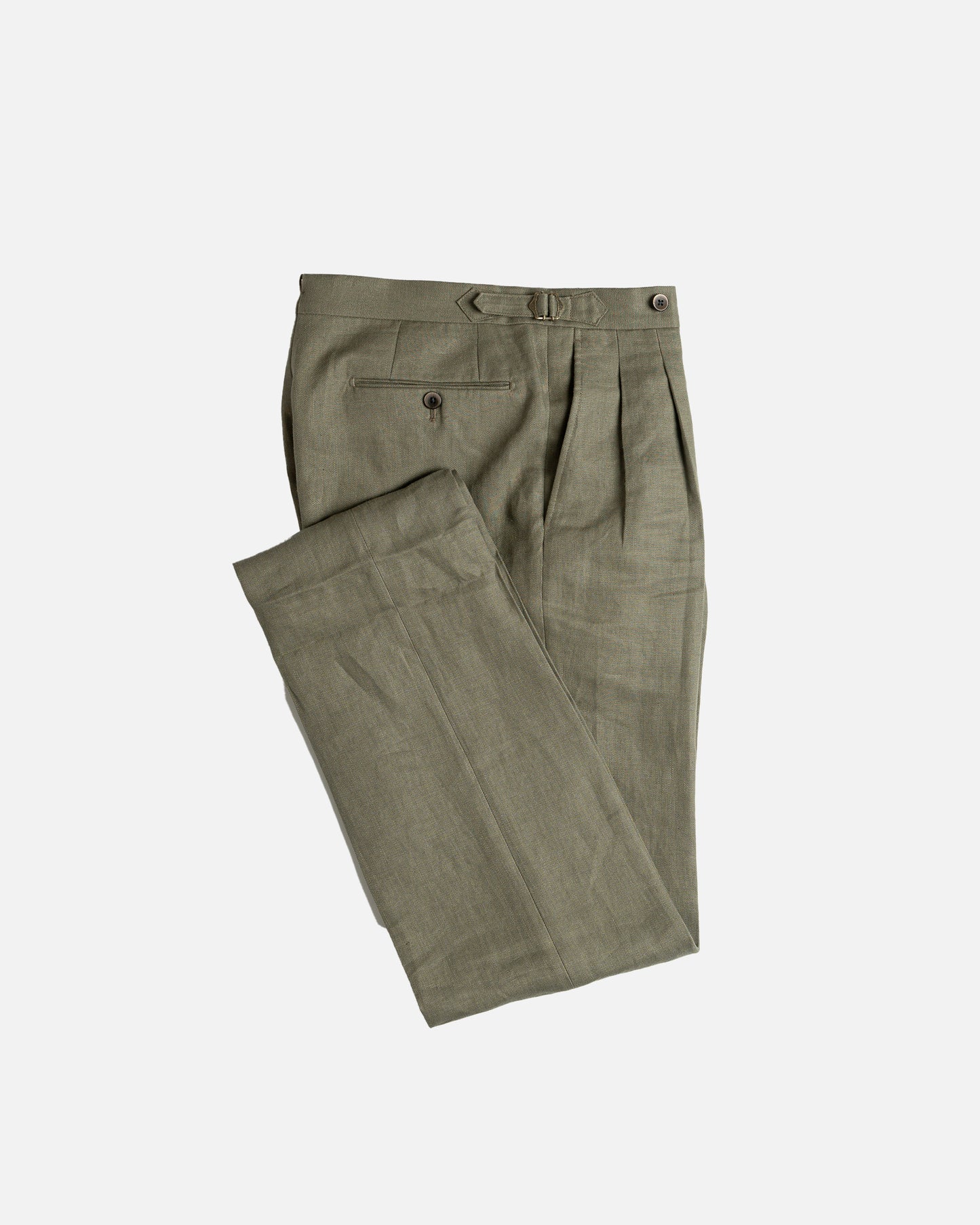 Echizenya Sage Linen Pants