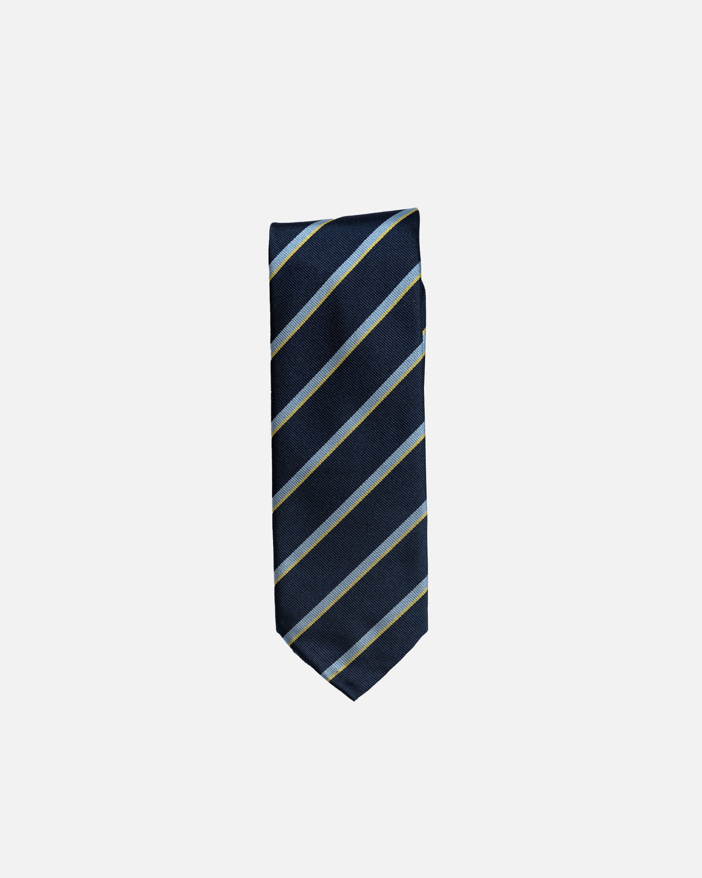 Bigi Cravatte Brown/Green Wool Striped Tie