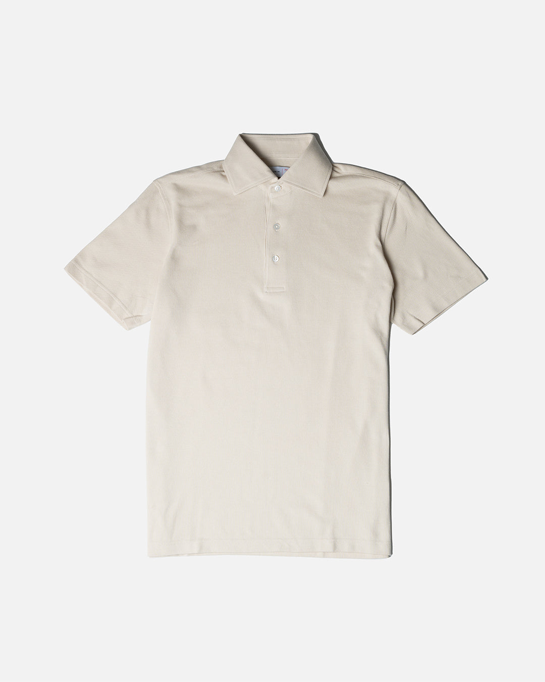 The Decorum Short Sleeve Polo Shirt - Beige