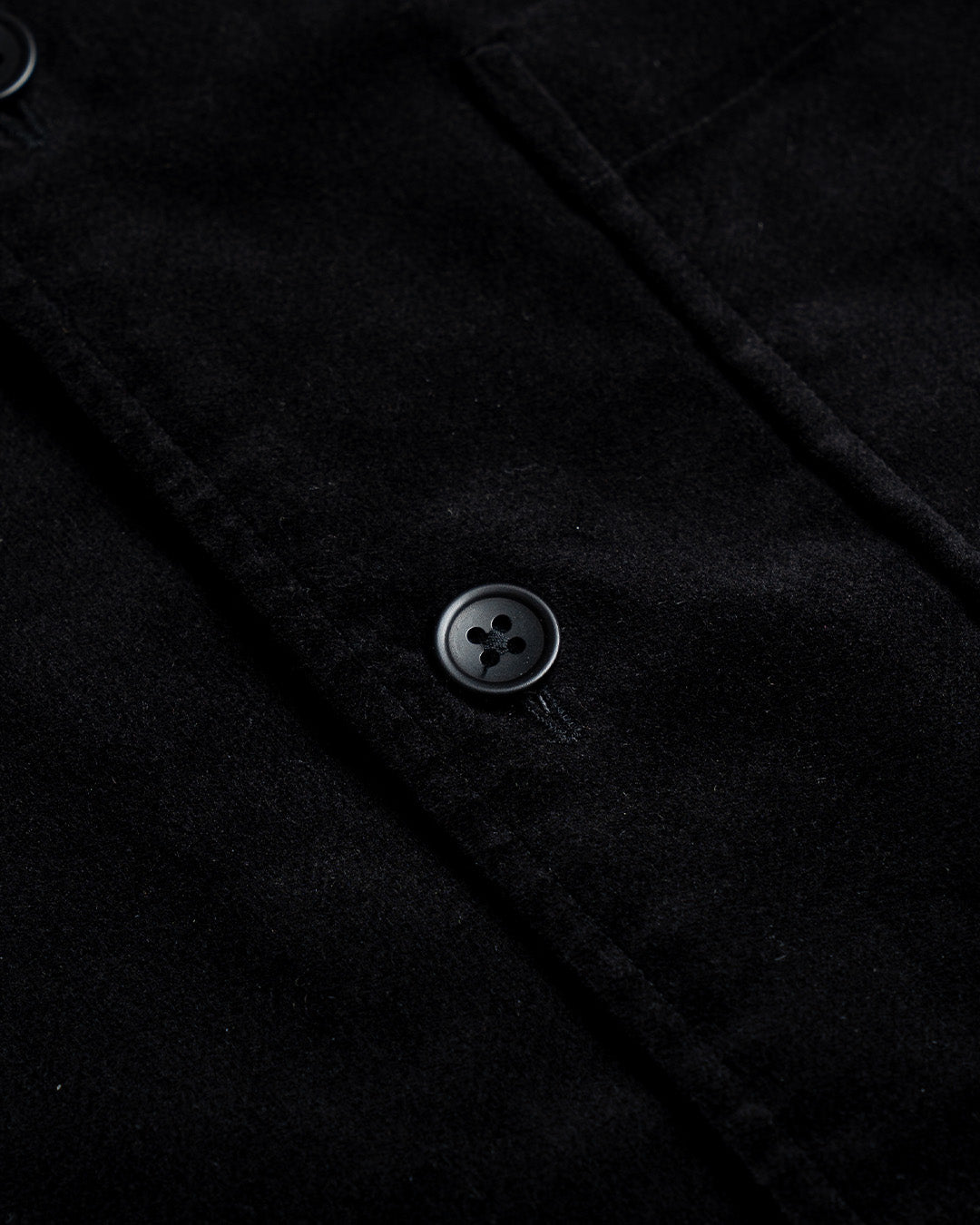 YK Black Stand Collar Work Jacket FW24