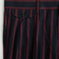 YK Red / Navy Wide Trousers