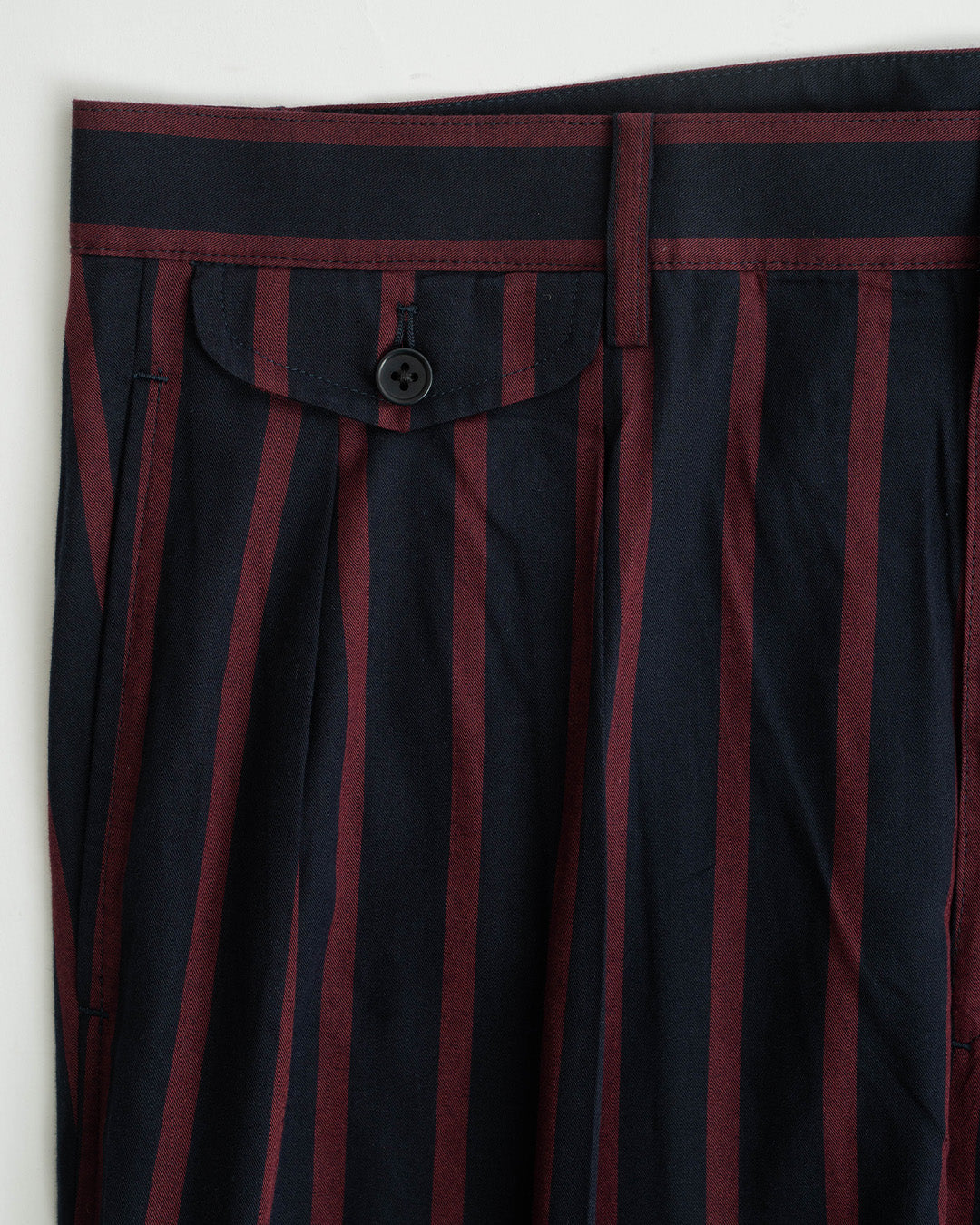 YK Red / Navy Wide Trousers