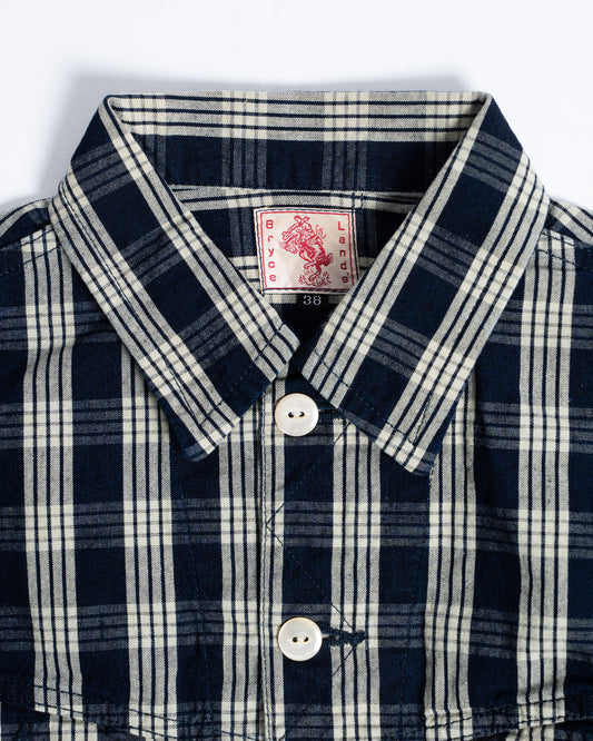 Bryceland's Check Indigo Cash Jacket