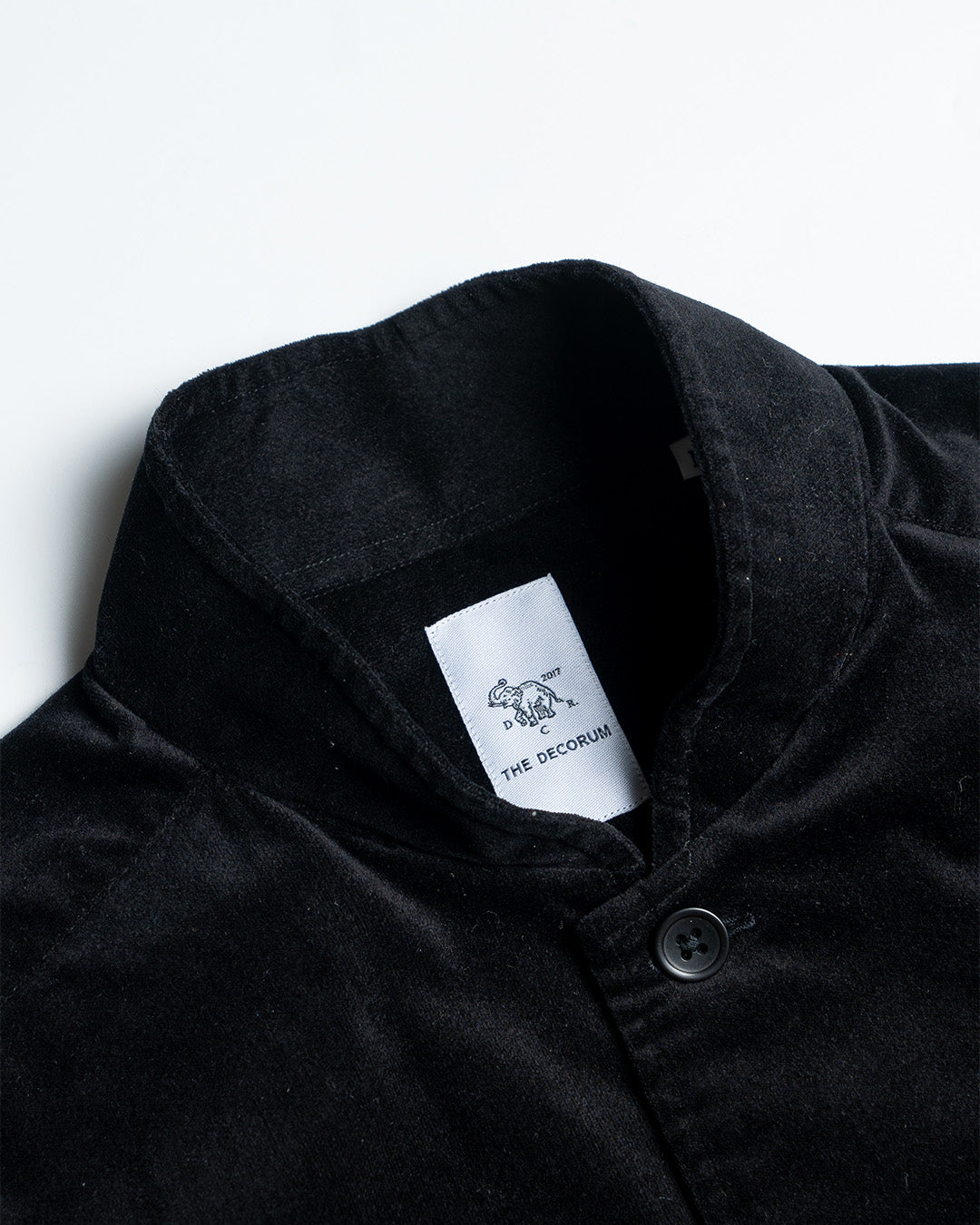 YK Black Stand Collar Work Jacket FW24