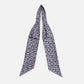 YK Purple Black Chain Scarf