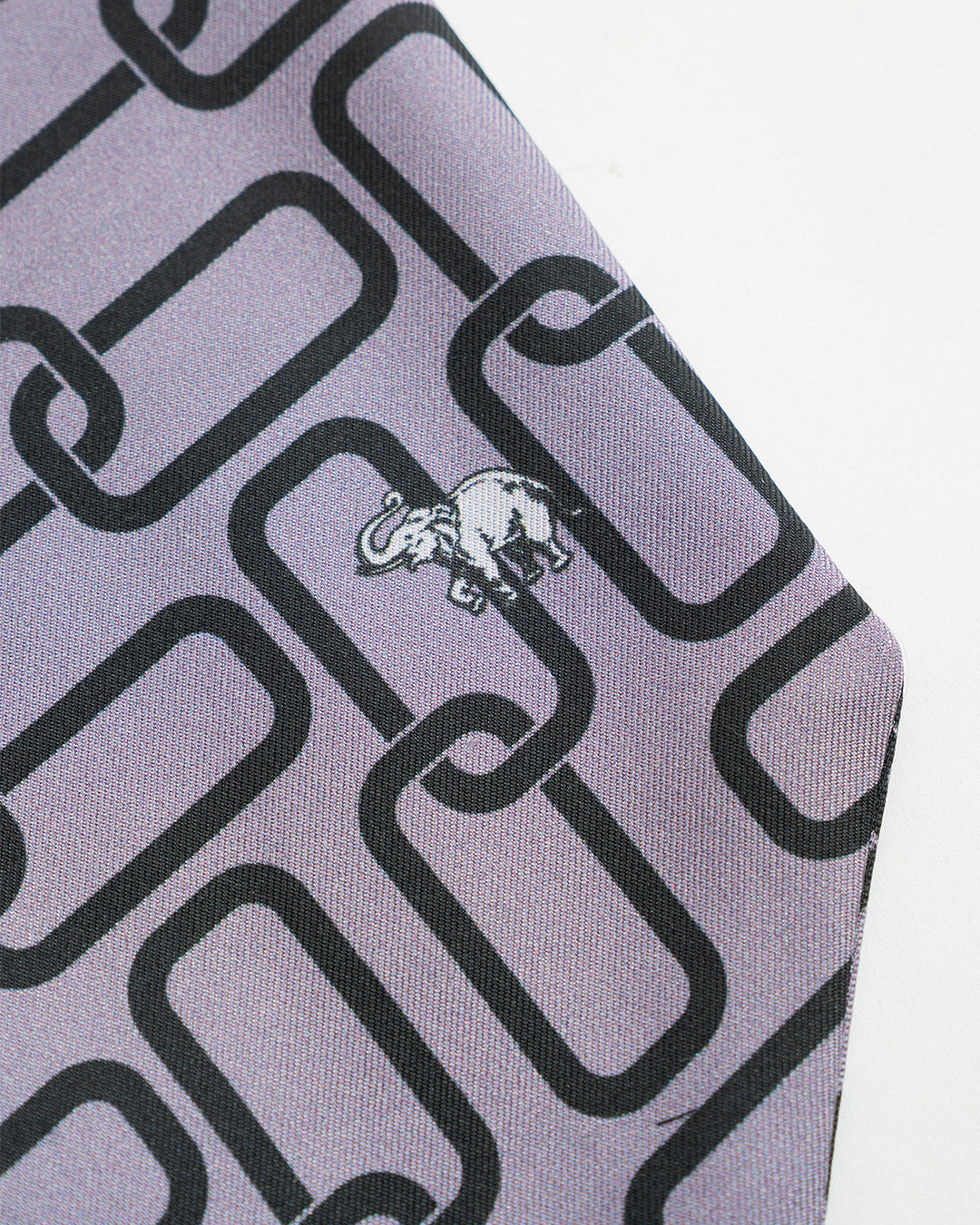 YK Purple Black Chain Scarf