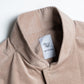 YK Taupe Stand Collar Work Jacket FW24