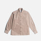 YK Taupe Stand Collar Work Jacket FW24