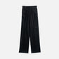 The Decorum Grant Trousers in Black Cotton Corduroy