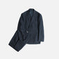 Casa Del Sarto Navy Stripe Double Breasted Suits