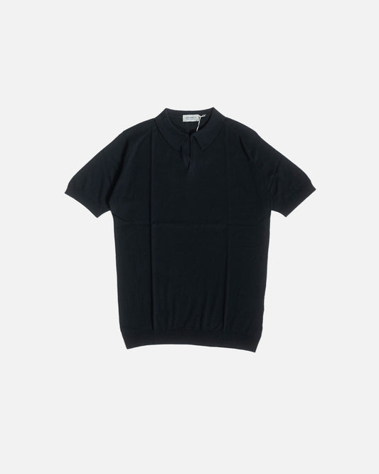 John Smedley Noah Sea Island Cotton Skipper Navy