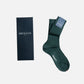 Bresciani 015 Verdone Ribbed Over The Calf Cotton socks