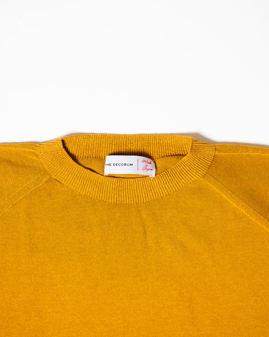 The Decorum Off Duty Yellow Knit T-Shirt (New)