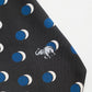 YK Blue Dot Black Scarf