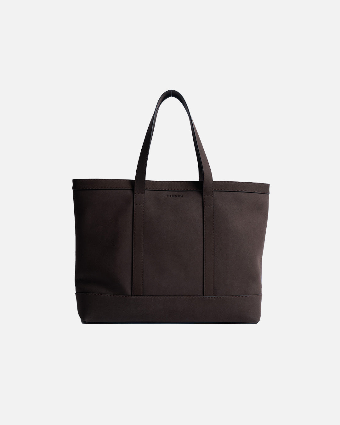 Dark Brown Nubuck - The Decorum Tote Bag